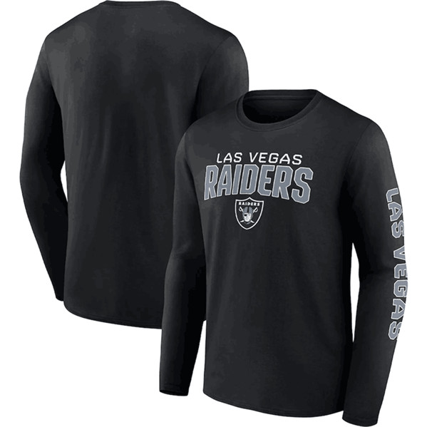 Las Vegas Raiders Black Go the Distance Long Sleeve T-Shirt